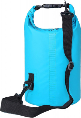 Гермомешок CRESSI с лямкой DRY BAG  светло-голубой 15 литров, Cressi
