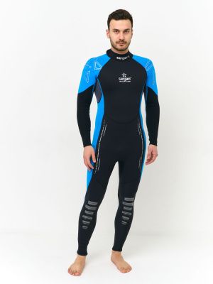 Гидрокостюм "NERO 2.0" Long men 2 mm черный/светло-синий