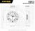Часы Cressi MANTA WATCH 100m с браслетом из нерж.стали, серебристый