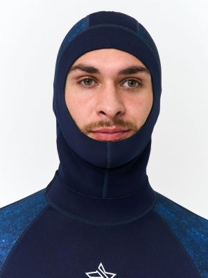 Шлем неопреновый SARGAN Sport  1021/BL, короткий, 3мм, синий