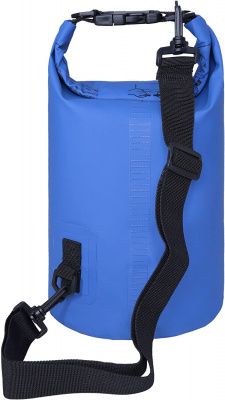 Гермомешок CRESSI с лямкой DRY BAG  синий 15 литров, Cressi