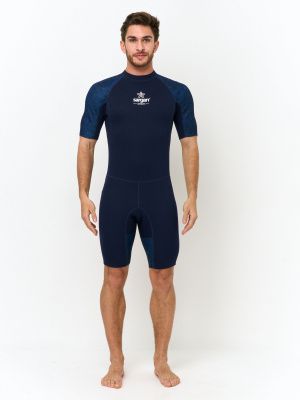 Гидрокостюм SARGAN Sport  1011/BL, мужской, короткий, неопрен 2мм, синий