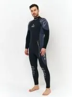 Гидрокостюм "NERO 2.0" Long men 3 mm черный/серый
