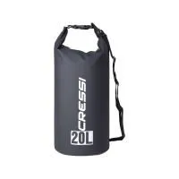 Гермомешок CRESSI с лямкой DRY BAG  черный 20 литров, Cressi