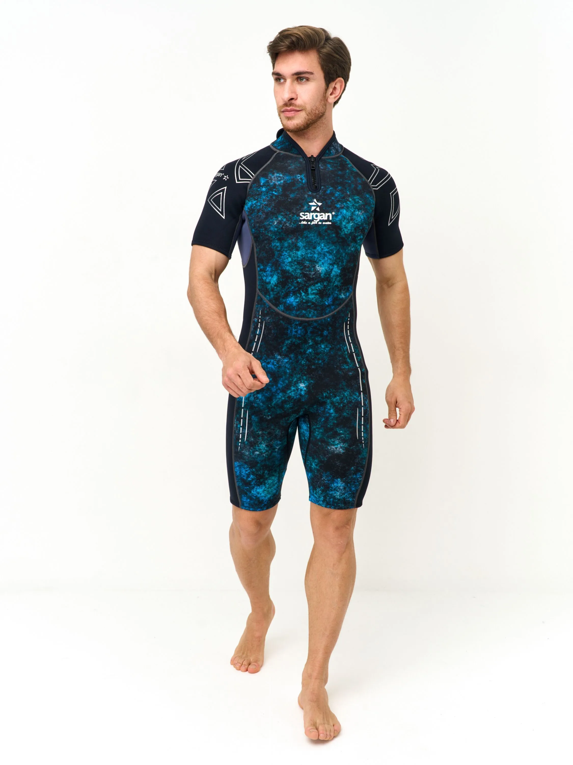 Гидрокостюм "NERO 2.0" Shorty men GalaxyAPE-09/черный 2 mm