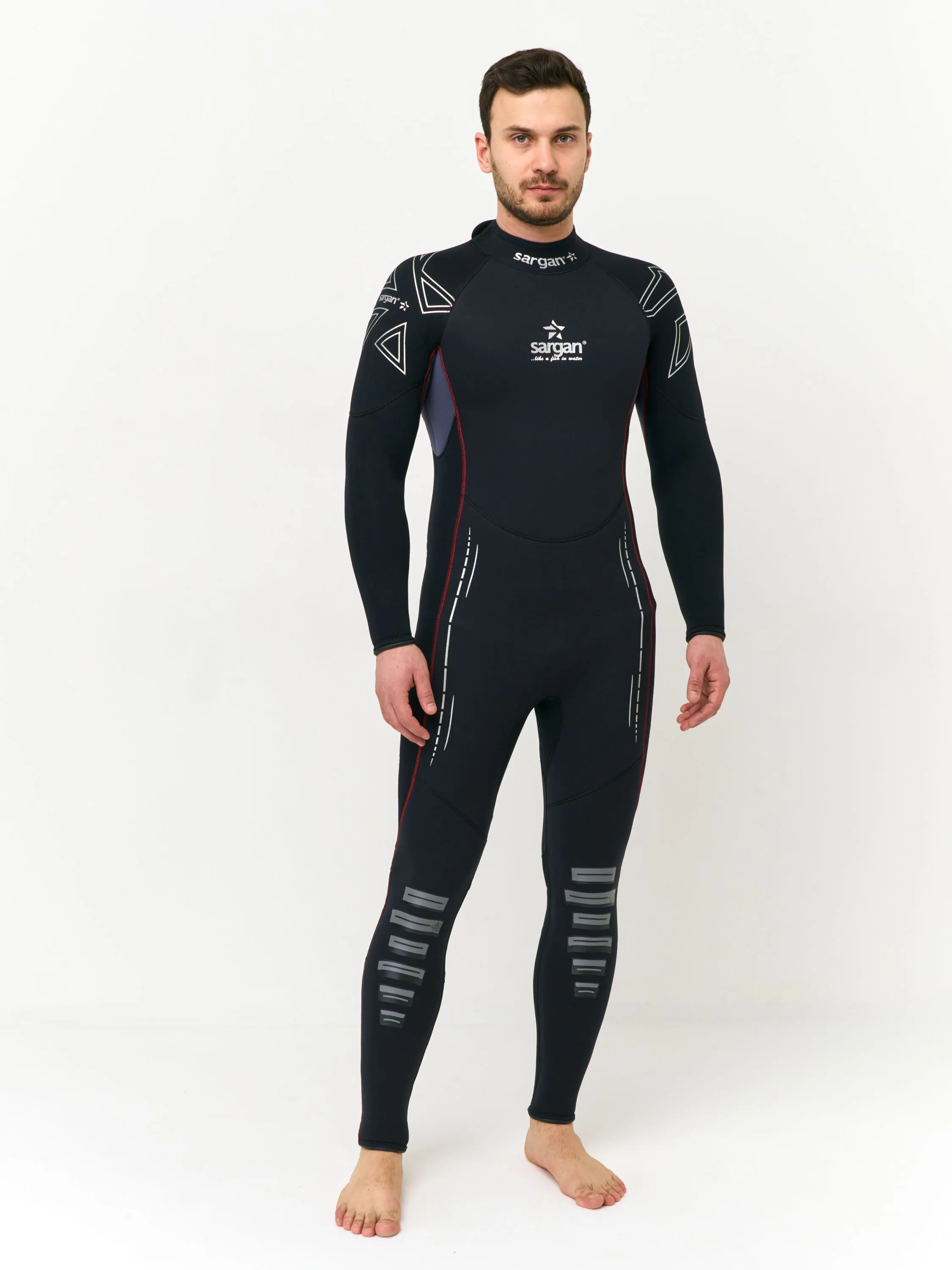 Гидрокостюм "NERO 2.0" Long men 5 mm красная отстрочка